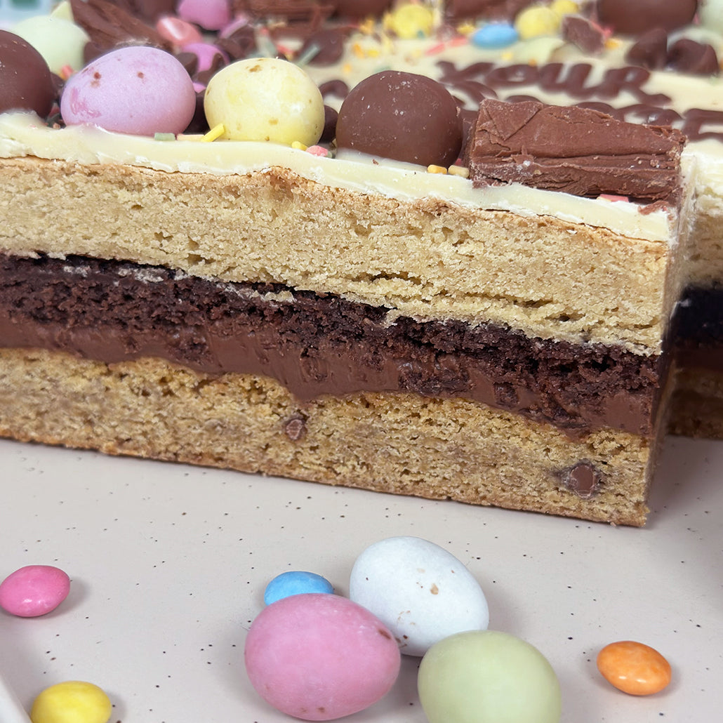 Mini Egg Personalised Cookie Slab