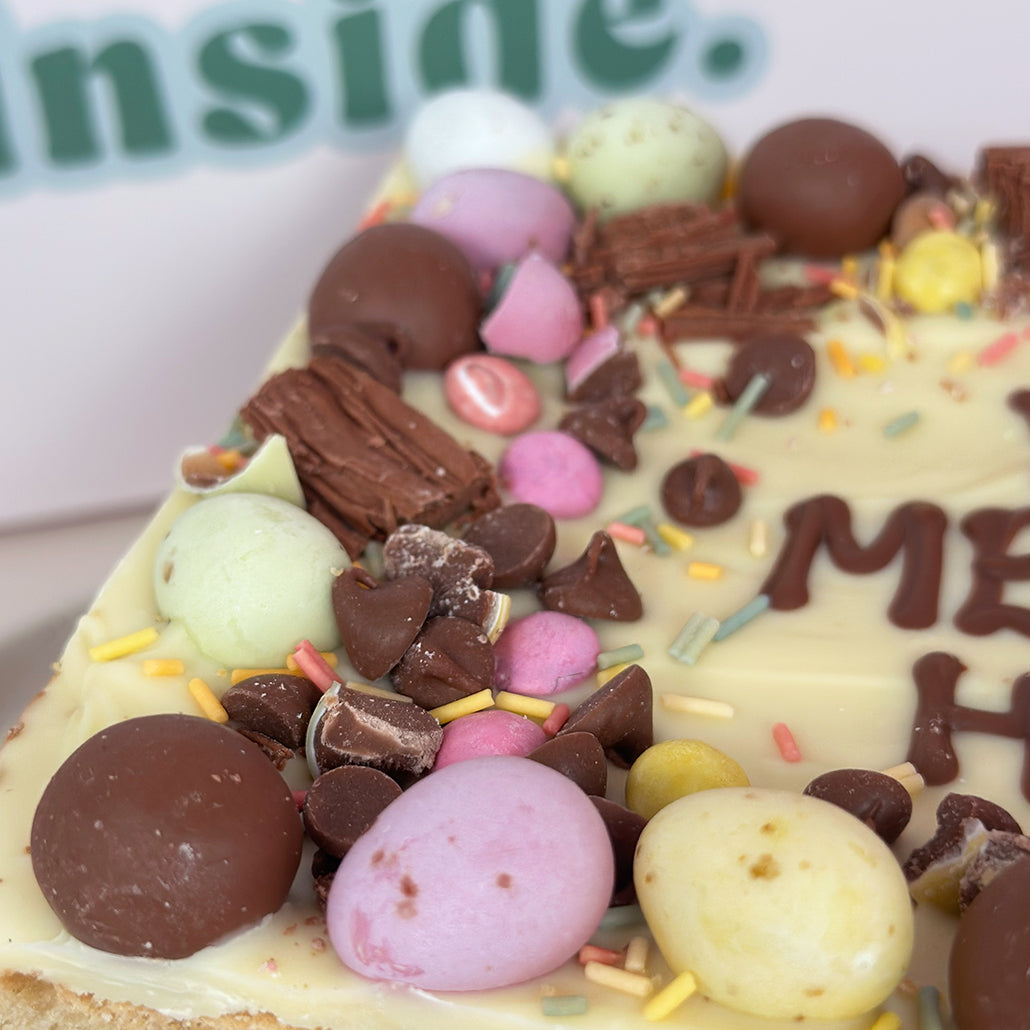 Mini Egg Personalised Cookie Slab