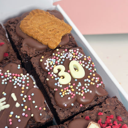 Personalised Birthday Brownie Box