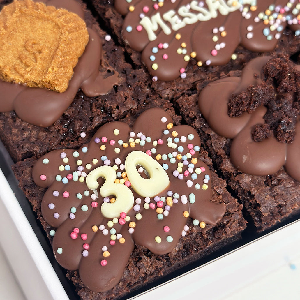 Personalised Birthday Brownie Box