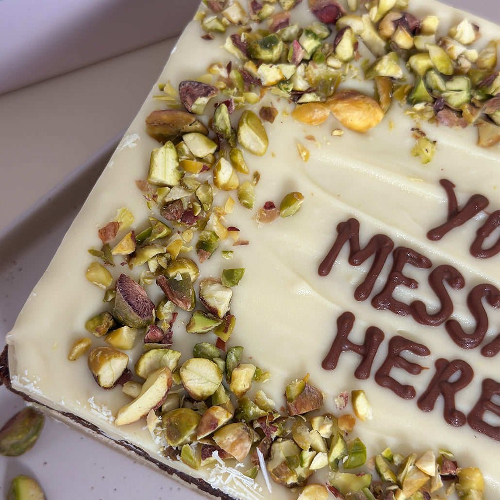 Pistachio Tiramisu Cookie Slab