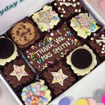 Thank you Teacher Brownie Box
