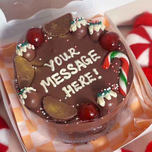 Christmas Brownie Cake