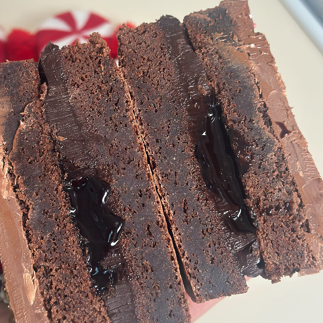 Christmas Brownie Cake