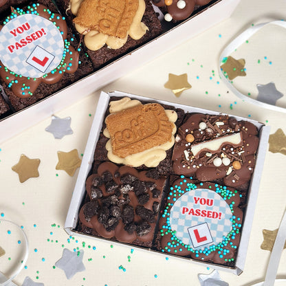 Mini 'You Passed🚗' Brownie Box