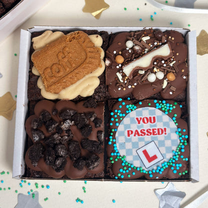 Mini 'You Passed🚗' Brownie Box